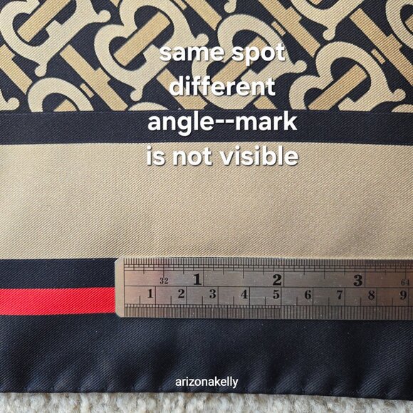 Burberry Montage Print Silk Twill Scarf Archive Beige - Picture 8 of 16